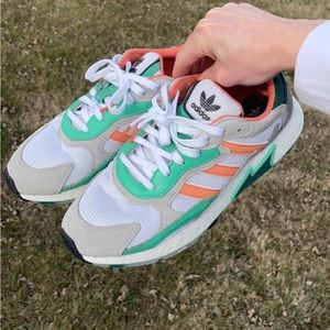 Adidas Tresc Run J Shoes “White Bliss Coral” Men’s Size 10